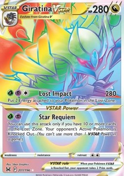 Giratina V ASTRO - Origine Perduta (Secret Rare) [LOR-201]