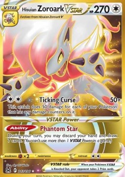 Zoroark di Hisui V ASTRO - Origine Perduta (Secret Rare) [LOR-213]