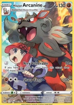 Arcanine di Hisui - Origine Perduta (Holo Rare) [LOR-TG08]