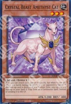 Bestia Cristallo Gatto Ametista - Structure Deck: Legend of the Crystal Beasts (Common) [SDCB-002]