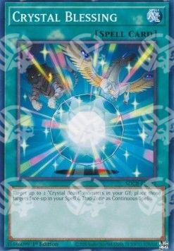 Benedizione Cristallo - Structure Deck: Legend of the Crystal Beasts (Common) [SDCB-021]