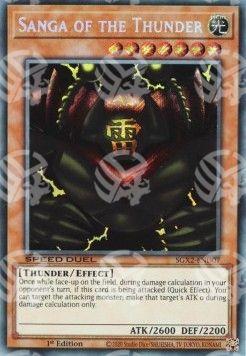 Sanga del Tuono - Speed Duel GX: Esami Paradox (Secret Rare) [SGX2-D07]