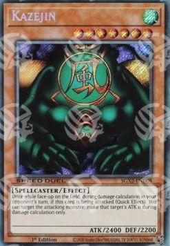 Kazejin - Speed Duel GX: Esami Paradox (Secret Rare) [SGX2-D08]
