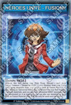 HEROES UNITE - FUSION!! (Skill) - Speed Duel GX: Esami Paradox (Common) [SGX2-S01]