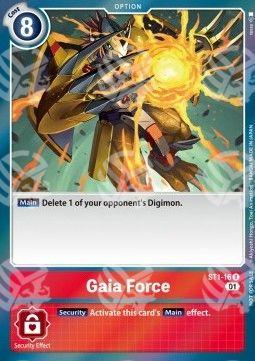 Gaia Force (ST1-16) - Promos: Xros Encounter (Alternative Art) [BT-10P-ST1-16]