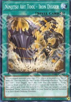 Attrezzo Arte Ninjitsu - Scavatore di Ferro - Darkwing Blast (Common) [DABL-062]