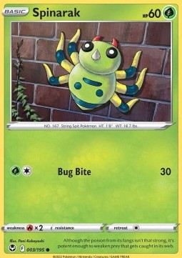 Spinarak - Tempesta Argentata (Common) [SIT-003]