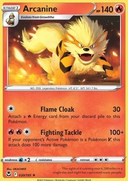 Arcanine - Tempesta Argentata (Rare) [SIT-020]
