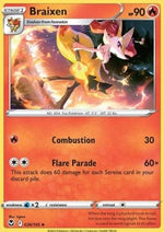 Braixen - Tempesta Argentata (Uncommon) [SIT-026]