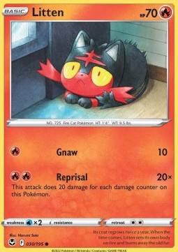 Litten - Tempesta Argentata (Common) [SIT-030]