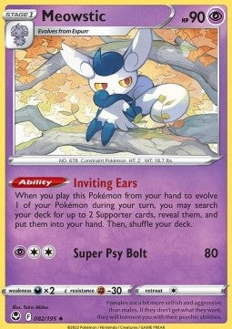 Meowstic - Tempesta Argentata (Uncommon) [SIT-082]