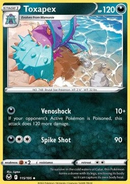 Toxapex - Tempesta Argentata (Uncommon) [SIT-115]