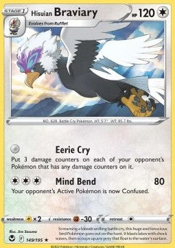 Braviary di Hisui - Tempesta Argentata (Rare) [SIT-149]