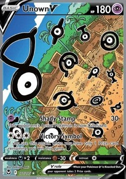 Unown V - Tempesta Argentata (Ultra Rare) [SIT-177]