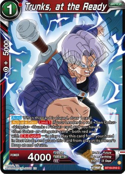 Trunks, at the Ready - Fighter's Ambition (Common) [BT19-016]