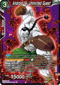 Android 14, Uninvited Guest - Fighter's Ambition (Uncommon) [BT19-022]