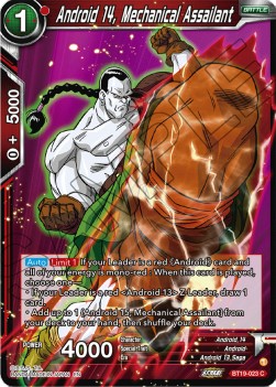 Android 14, Mechanical Assailant - Fighter's Ambition (Common) [BT19-023]