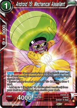 Android 15, Mechanical Assailant - Fighter's Ambition (Common) [BT19-025]
