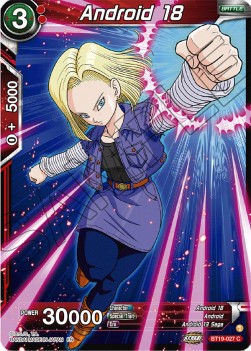 Android 18 - Fighter's Ambition (Common) [BT19-027]