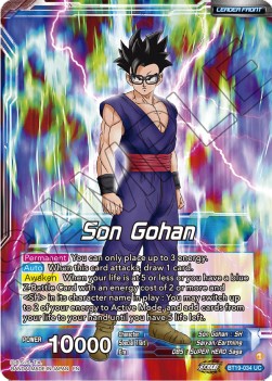 Son Gohan // Son Gohan, Former Glory Regained - Fighter's Ambition (Uncommon) [BT19-034]