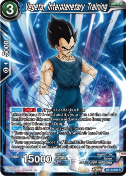 Vegeta, Interplanetary Training - Fighter's Ambition (Rare) [BT19-056]