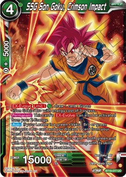 SSG Son Goku, Crimson Impact - Fighter's Ambition (Uncommon) [BT19-077]