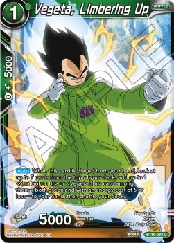 Vegeta, Limbering Up - Fighter's Ambition (Common) [BT19-083]