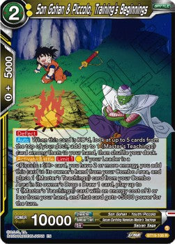Son Gohan & Piccolo, Training's Beginnings - Fighter's Ambition (Rare) [BT19-108]