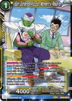Son Gohan & Piccolo, Moment's Respite - Fighter's Ambition (Common) [BT19-127]