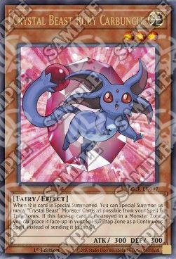 Bestia Cristallo Carbuncle Rubino - Battles of Legend: Crystal Revenge (Ultra Rare) [BLCR-047]