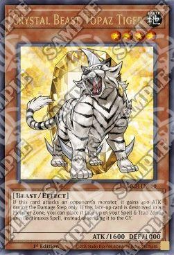 Bestia Cristallo Tigre Topazio - Battles of Legend: Crystal Revenge (Ultra Rare) [BLCR-050]