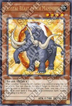 Bestia Cristallo Mammut Ambra - Battles of Legend: Crystal Revenge (Ultra Rare) [BLCR-051]