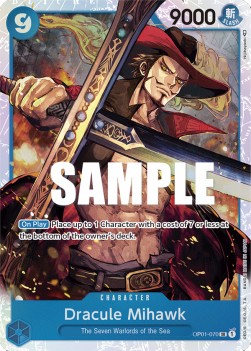 Dracule Mihawk (OP01-070) - Romance Dawn (Super Rare) [OP01-070]