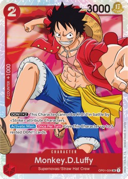 Monkey.D.Luffy (OP01-024) - Romance Dawn (Super Rare) [OP01-024]