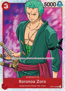 Roronoa Zoro (OP01-025) - Romance Dawn (Super Rare) [OP01-025]