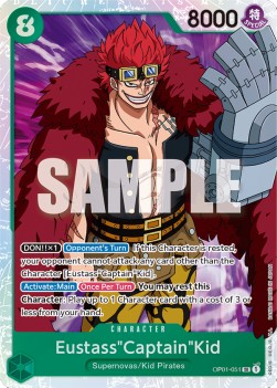 Eustass"Captain"Kid (OP01-051) - Romance Dawn (Super Rare) [OP01-051]