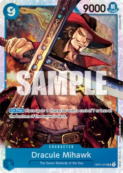 Dracule Mihawk (OP01-070) - Romance Dawn (Super Rare) [OP01-070]