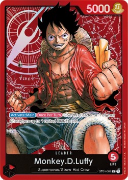 Monkey.D.Luffy (ST01-001) - Starter Deck: Straw Hat Crew (Leader) [ST01-001]