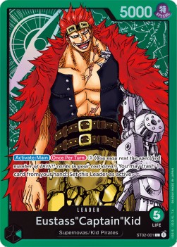 Eustass"Captain"Kid (ST02-001) - Starter Deck: Worst Generation (Leader) [ST-02-001]