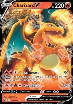 Charizard V - Zenit Regale (Ultra Rare) [CRZ-018]