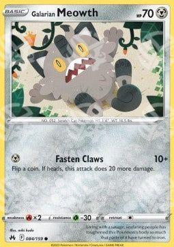 Meowth di Galar - Zenit Regale (Common) [CRZ-084]