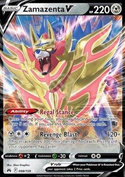 Zamazenta V - Zenit Regale (Ultra Rare) [CRZ-098]