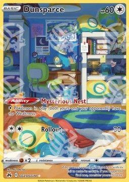 Dunsparce - Zenit Regale (Holo Rare) [CRZ-GG23]