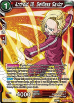 Android18, Selfless Savior - Power Absorbed (Rare) [BT20-010]