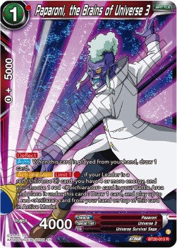 Paparoni, the Brains of Universe 3 - Power Absorbed (Rare) [BT20-013]