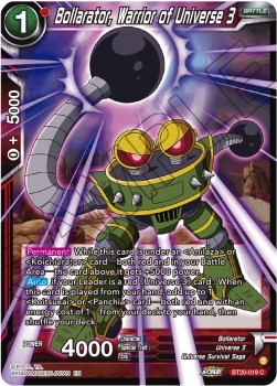 Bollarator, Warrior of Universe 3 - Power Absorbed (Common) [BT20-019]