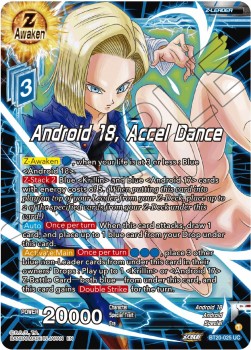 Android 18, Accel Dance - Power Absorbed (Uncommon) [BT20-025]