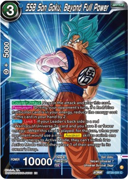SSB Son Goku, Beyond Full Power - Power Absorbed (Common) [BT20-031]
