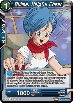 Bulma, Helpful Cheer - Power Absorbed (Common) [BT20-040]