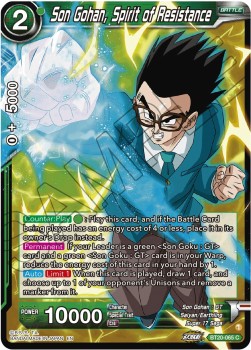 Son Gohan, Spirit of Resistance - Power Absorbed (Common) [BT20-065]